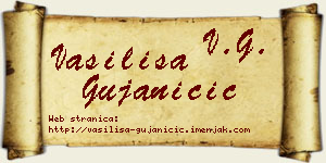 Vasilisa Gujaničić vizit kartica